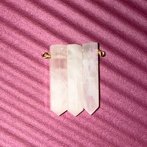 Clear Quartz 3 point Pendant